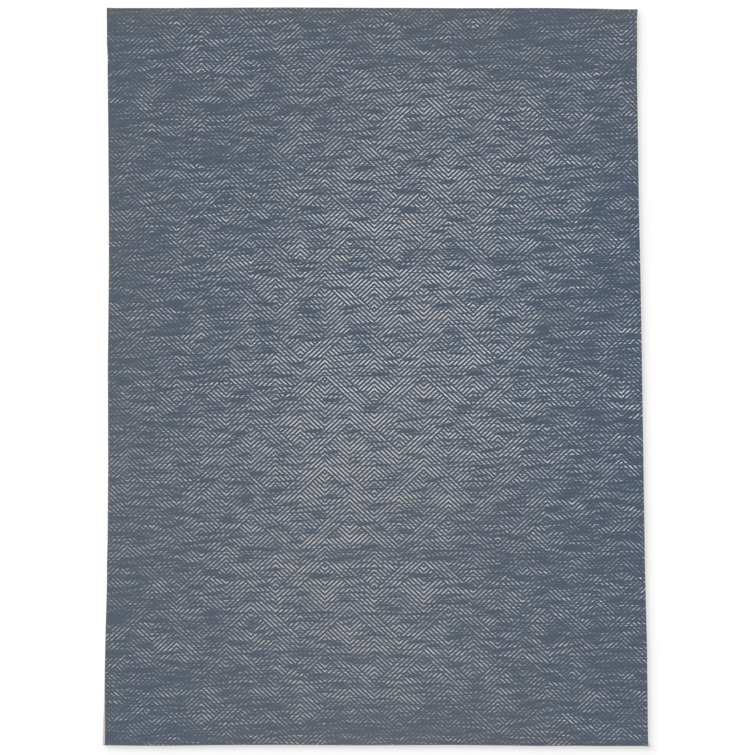 Oliver Turley Geometric Blue Indoor / Outdoor Area Rug Wayfair